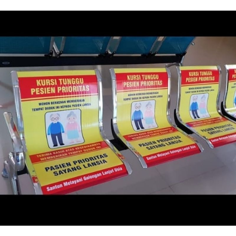 

Stiker Prioritas Kursi Stainless, Stiker Prioritas Lansia
