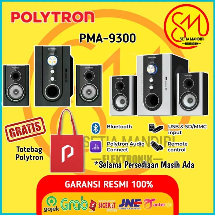 POLYTRON PMA 9300 Speaker Aktif Bluetooth PMA9300 Multimedia Audio USB Termurah