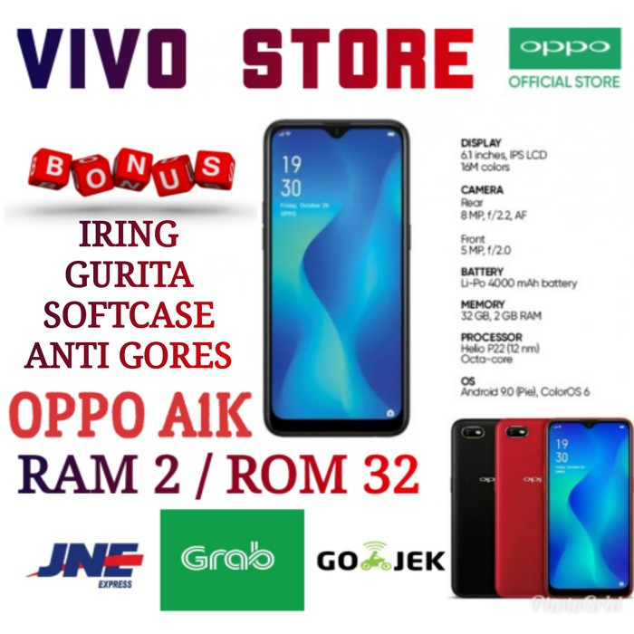 [33] OPPO A1K RAM 2/32 GARANSI RESMI OPPO INDONESIA - Handphone / Phone / HP