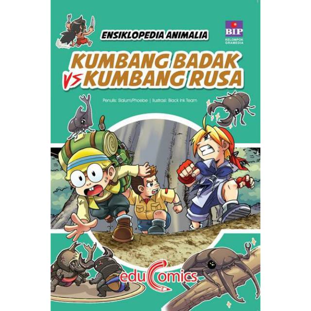 Ensiklopedia animalia - Kumbang Badak vs Kumbang Rusa