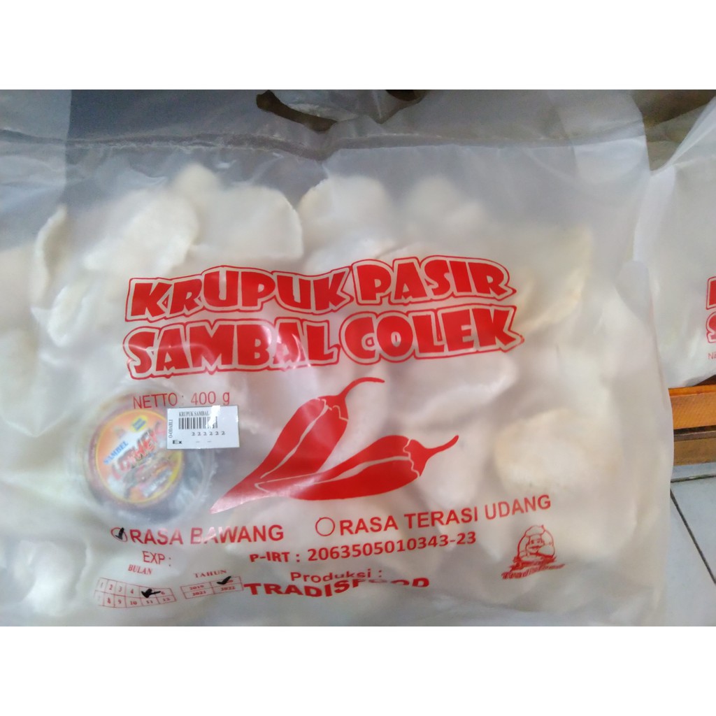 

KRUPUK SAMBAL KERUPUK GORENG PASIR KHAS BLITAR