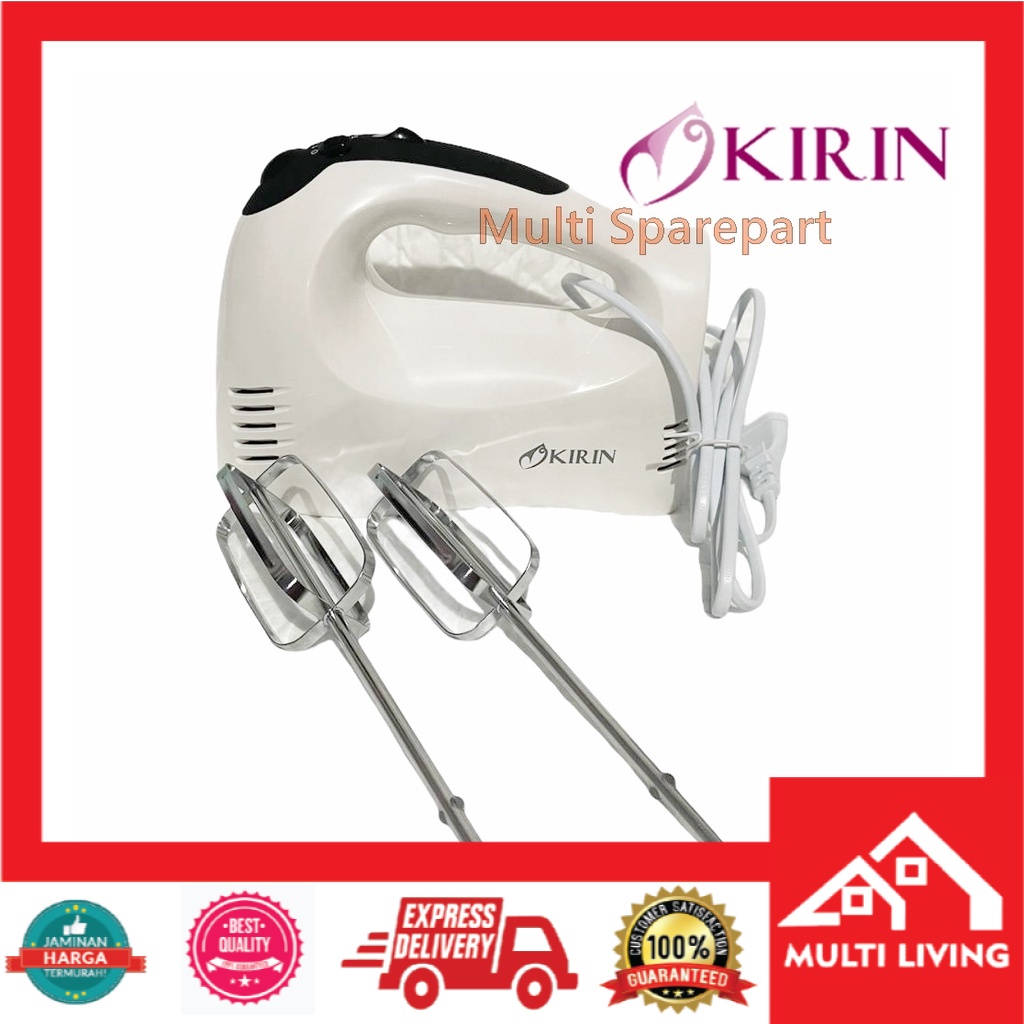 Stick Mixer Kirin KHM 287 / Pengaduk Adonan Kue Egg Beater Harga Sepasang