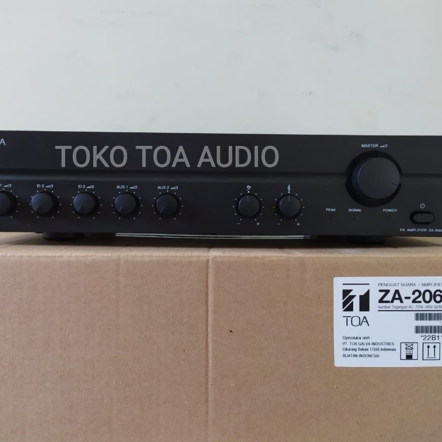 Jual Amplifier TOA 60 watt ZA-2060 ZA 2060 | Shopee Indonesia