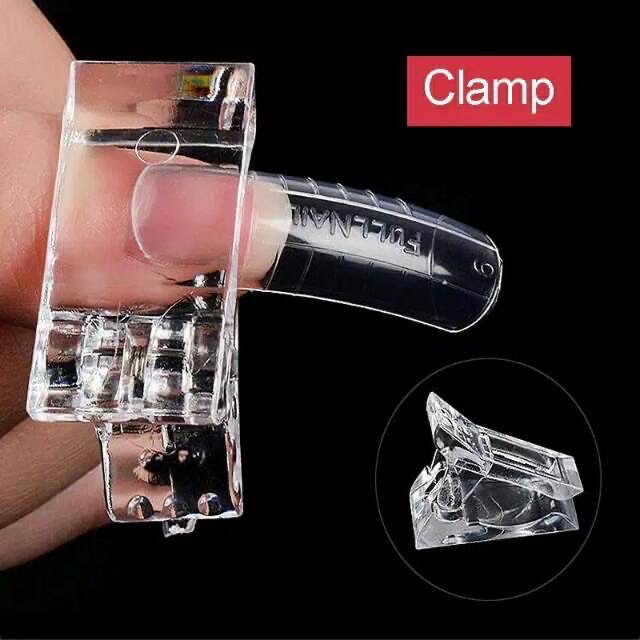 Clip Polygel / Nail Tips Clip Penjepit Kuku Polygel Extension Nail Tip Polygel Nail