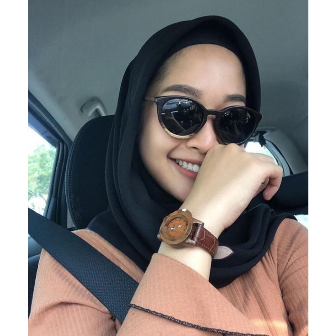 frame kacamata kayu sandel LF kacamata anti radiasi pria wanita