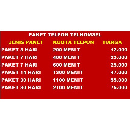 

PAKET_TELPON_[HARIAN,MINGGUAN,BULANAN]_TELKOMSEL