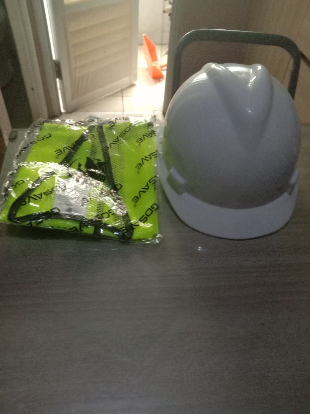 Paket Helm Safety Proyek Asa Standart Sni + Rompi Jaring X