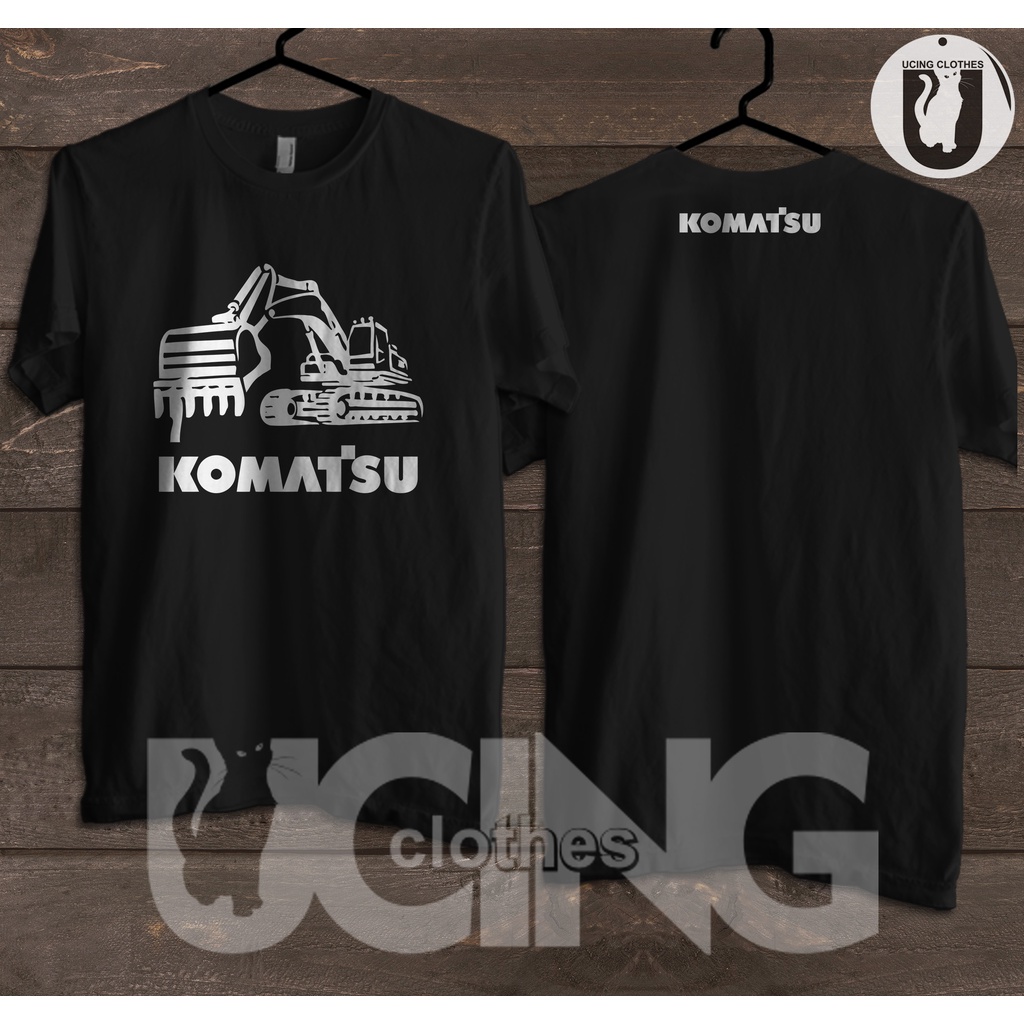 Kaos Baju Excavator Alat Berat Komatsu Kaos Distro