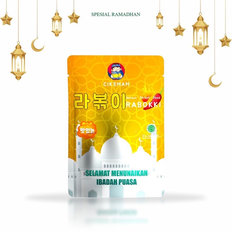 

CIK EMAM - Rabokki Ramen Tteokbokki Korean Food Makanan Korea Halal Topokki