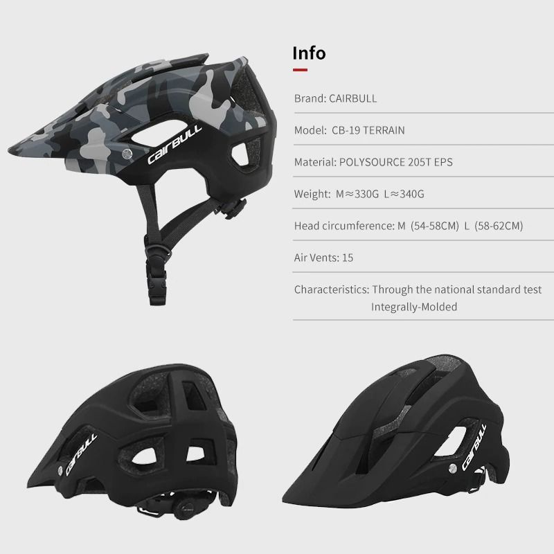 helm sepeda ultralight cairbull