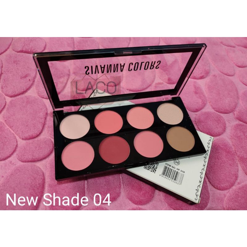 SIVANNA COLOUR BLUSH ON PALLETE hf319 WARNA TERUPDATE ORIGINAL THAILAND