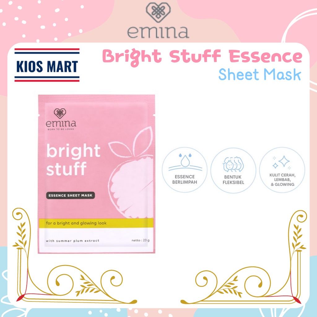 Emina Bright Stuff Essence Sheet Mask 23g