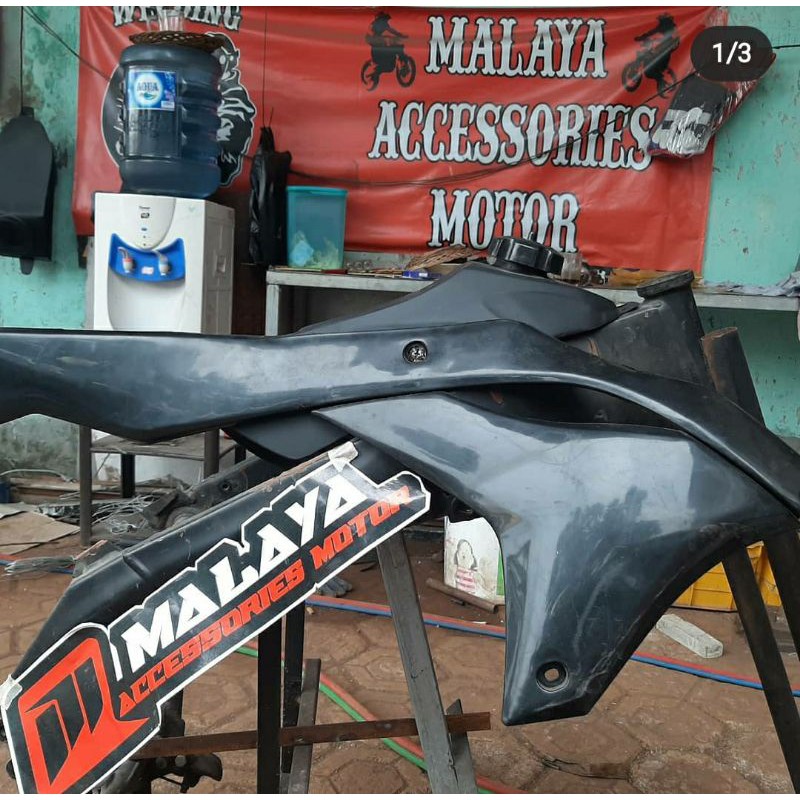 tangki trail kxf 250 450 besi pnp vixion old new xabre r15 cb150 r ninja injeksi atau karbu