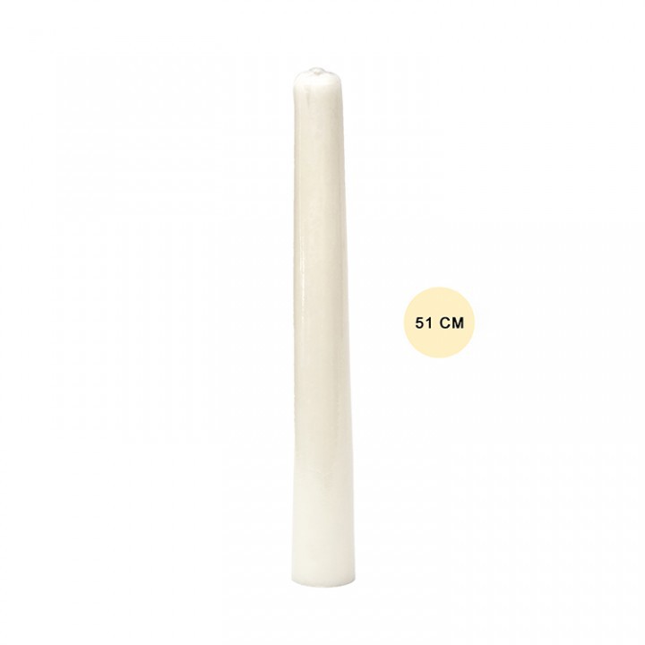 Lilin Putih Altar Besar Tinggi 51cm