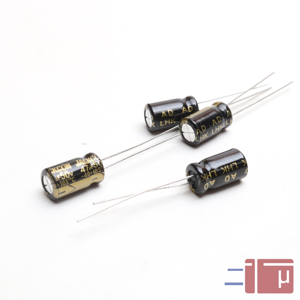 x10 Elco 47uF 50V Jackcon Original Taiwan