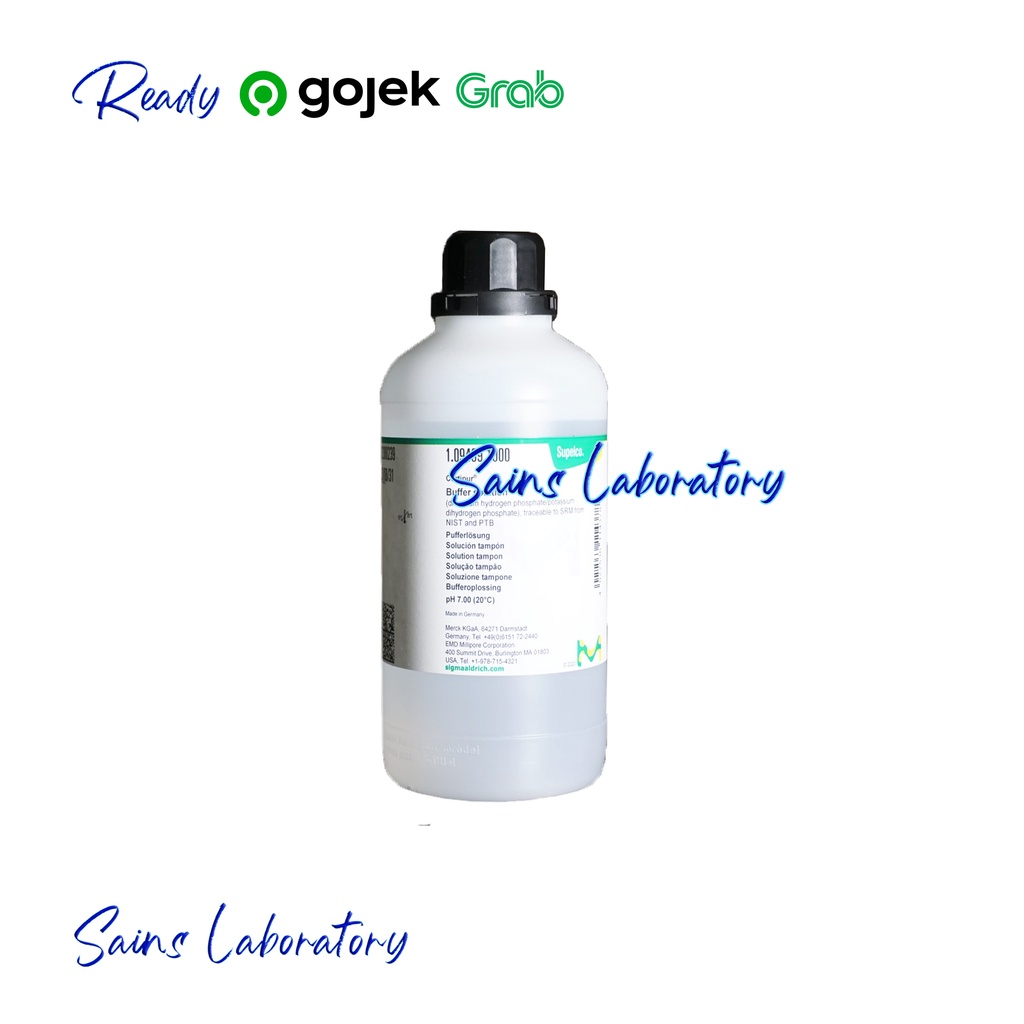Buffer Solution pH 7 Merck Larutan 1 Liter Larutan Penyangga pH 7 Merck Analysis