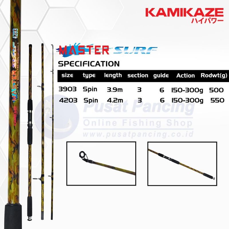 joran Pasiran kamikaze master surf 390