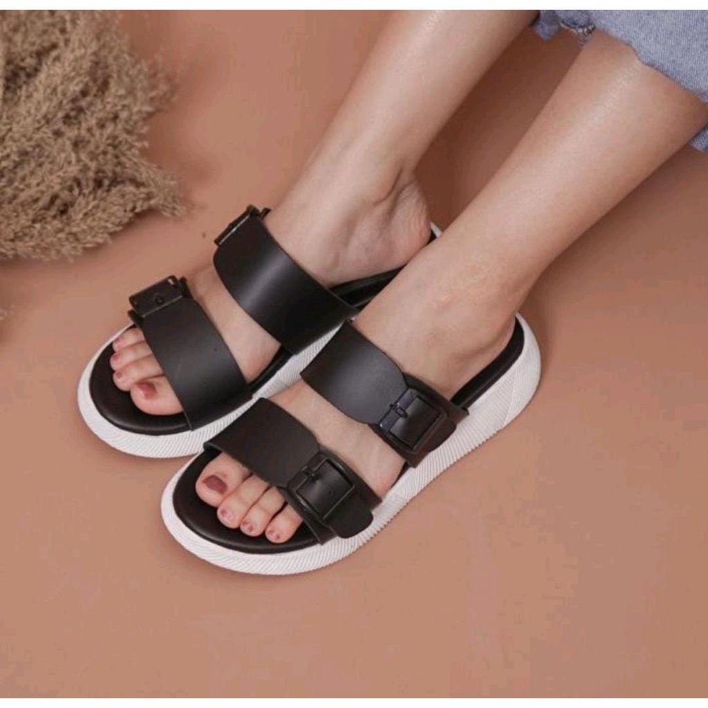 Sandal wanita terbaru Sandal wanita viral Sandal cewek 2022 kekinian viral dewasa Sendal Birken wanita cantik sandal selop 3 cm terbaru kekinian