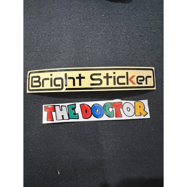 STICKER EMBLEM THE DOCTOR 3D