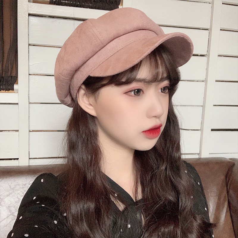 Topi Baret Korea Import Fashion Premium Quality Casual Retro Style Built Up Topi Korea Murah