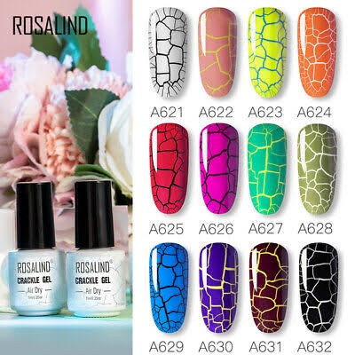 Rosalind Crackel Gel7ml / Rosalind UV Gel Polish Crackel Gel / Kutek Gel / UV Gel Polish