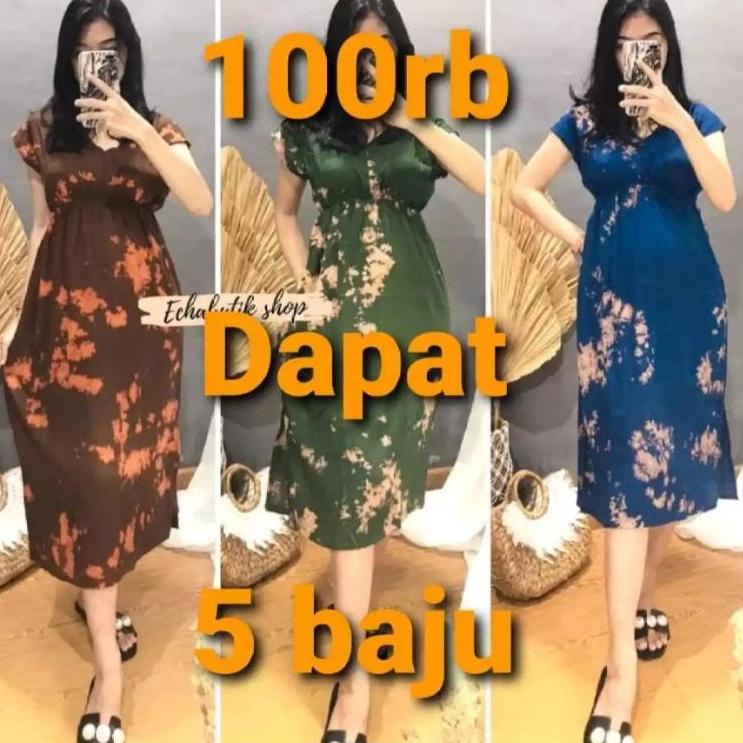 Banyak Dipakai.. DASTER MANOHARA BELI 100 RB DAPAT 5 BAJU