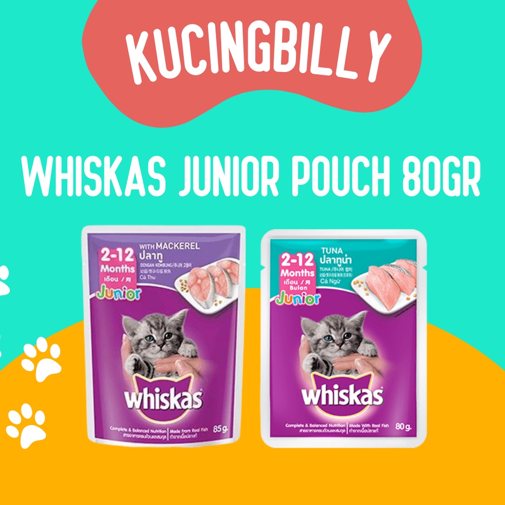 Whiskas Junior Pouch 80gr