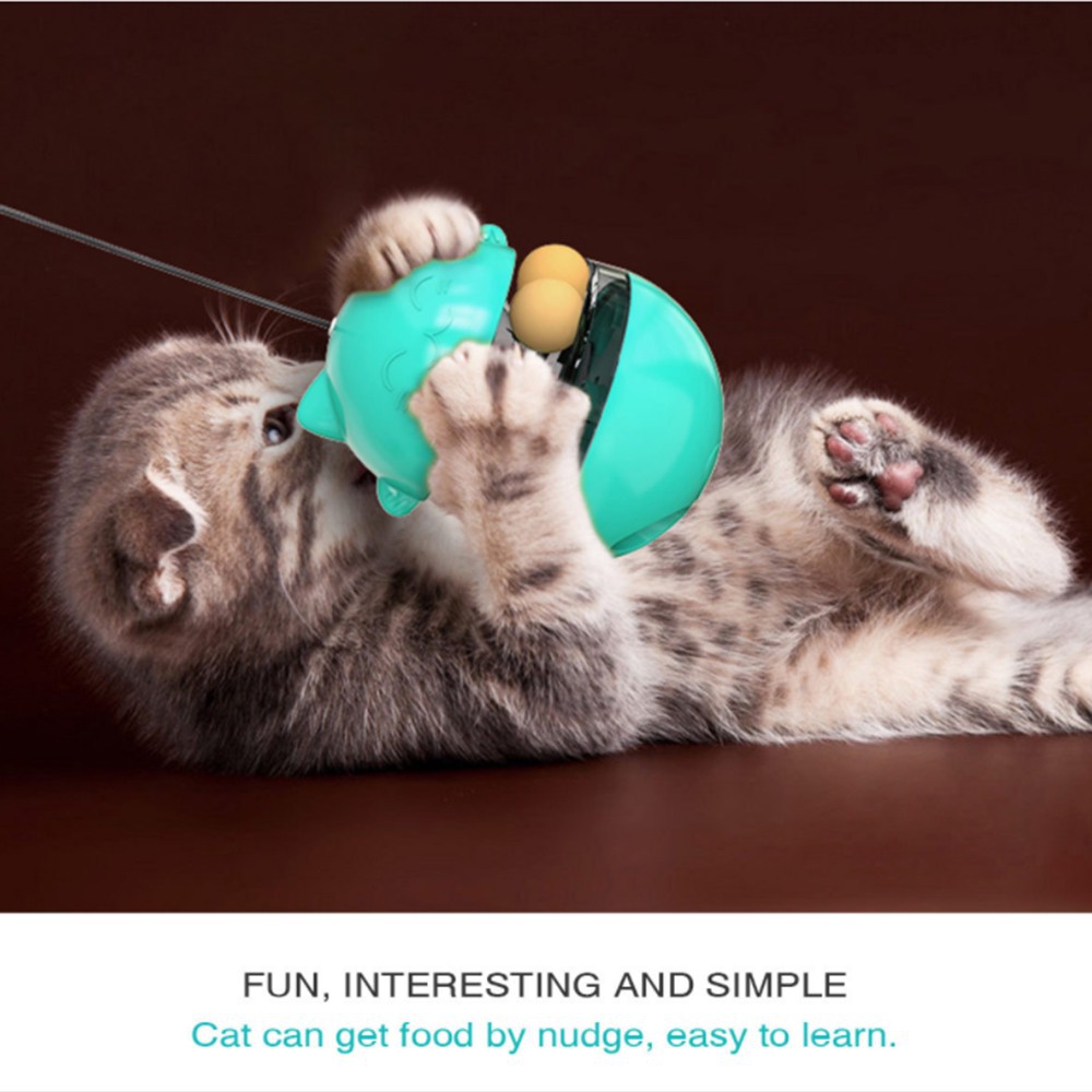 Smart Automatic Cat Toy Interactive Tumbler Funny Cat Ball Funny Cat Stick Funny Feeder Cat Supplies Pet Supplies