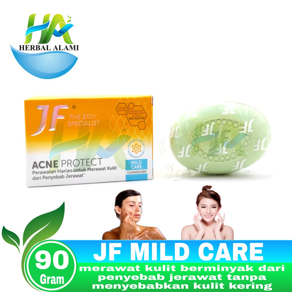 Sabun JF Acne Protect MILD CARE 65gr - Blue Expression Sensitive