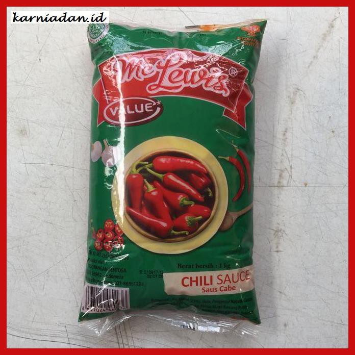 

Aneka-Sambal- Mc Lewis Saus Cabe 1Kg -Pedeeeeeezzzzzzz.
