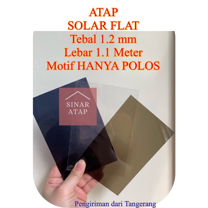 ATAP SOLARFLAT 1.2MM PLAIN