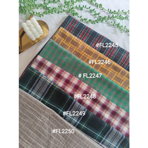 8-50 motif kain flanel premium kain kotak katun yarndyed harga per 0.5meter/happychild