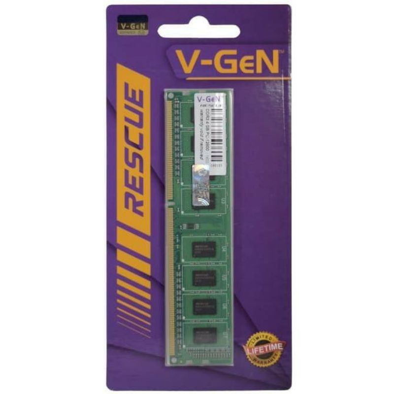 MEMORY DDR3 V-GeN RESCUE 2GB PC12800/1600Mhz LONGDIMM, RAM DDR3 2GB PC-12800 / 1600 MHz V-GeN Rescue Longdimm PC Vgen