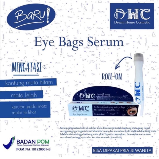 Eye Bag Serum Roll On Bpom Dream House Menghilangkan Lingkar Hitam DiMata