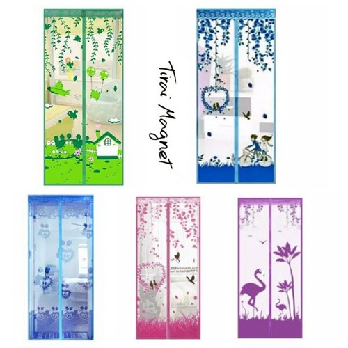 Tirai Magnet Anti Nyamuk / Kelambu Pintu Magnet / Tirai Magnet / Kelambu Anti Nyamuk