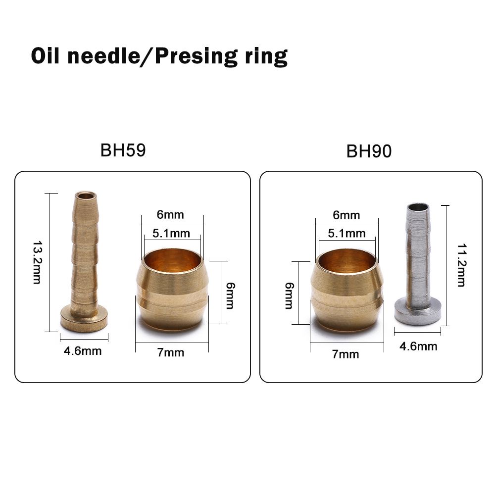 REBUY Bike Accessories Connector Needle Pressing ring Oil Tube Cover BH90 5set BH59 Brake Olive Sleeve