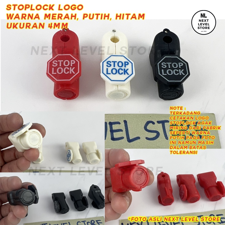 Stoplock Security Display Stop Lock 4mm / 5mm / 6mm Pengunci Hook Ram Gantungan Cantolan