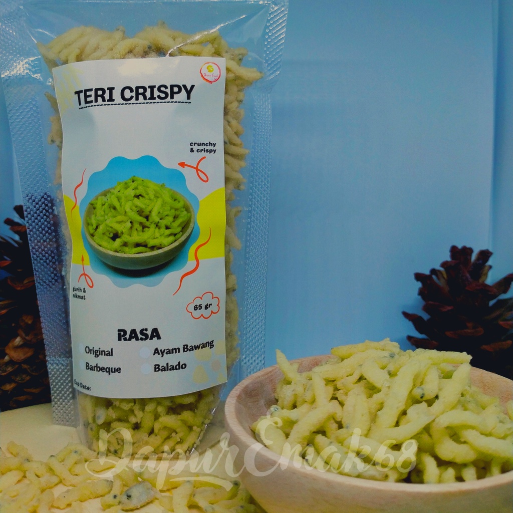 

TERI NASI CRISPY KUALITAS SUPER NON MSG TERI CRISPY CEMILAN SEHAT BERGIZI TINGGI
