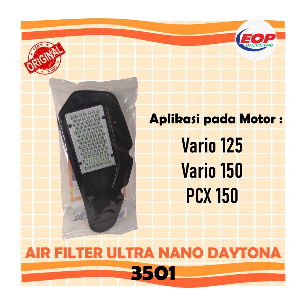 Daytona Busa filter udara Vario 125 FI, Vario 150, PCX 150 3501