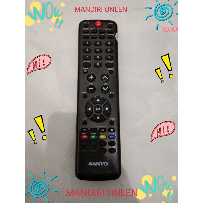 REMOT TV SANYO LED/LCD