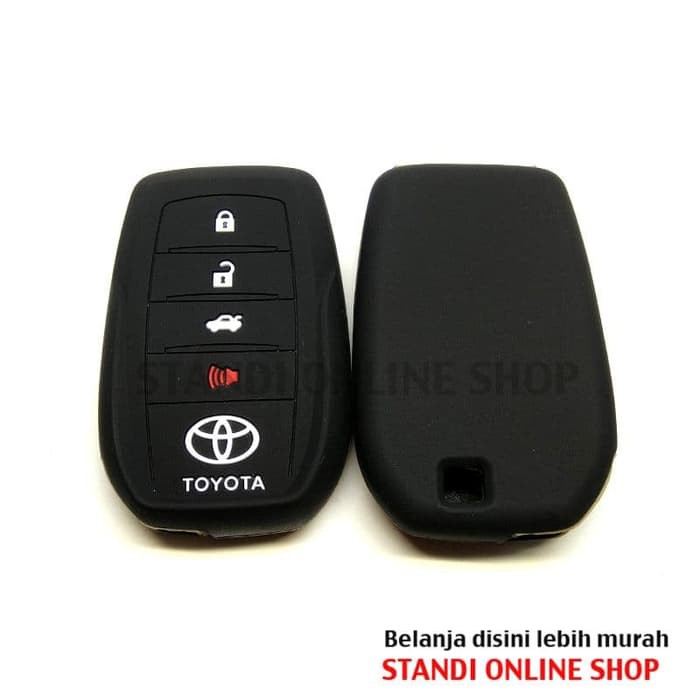 Kondom Kunci Remote Silikon Cover Smart key Toyota New Camry