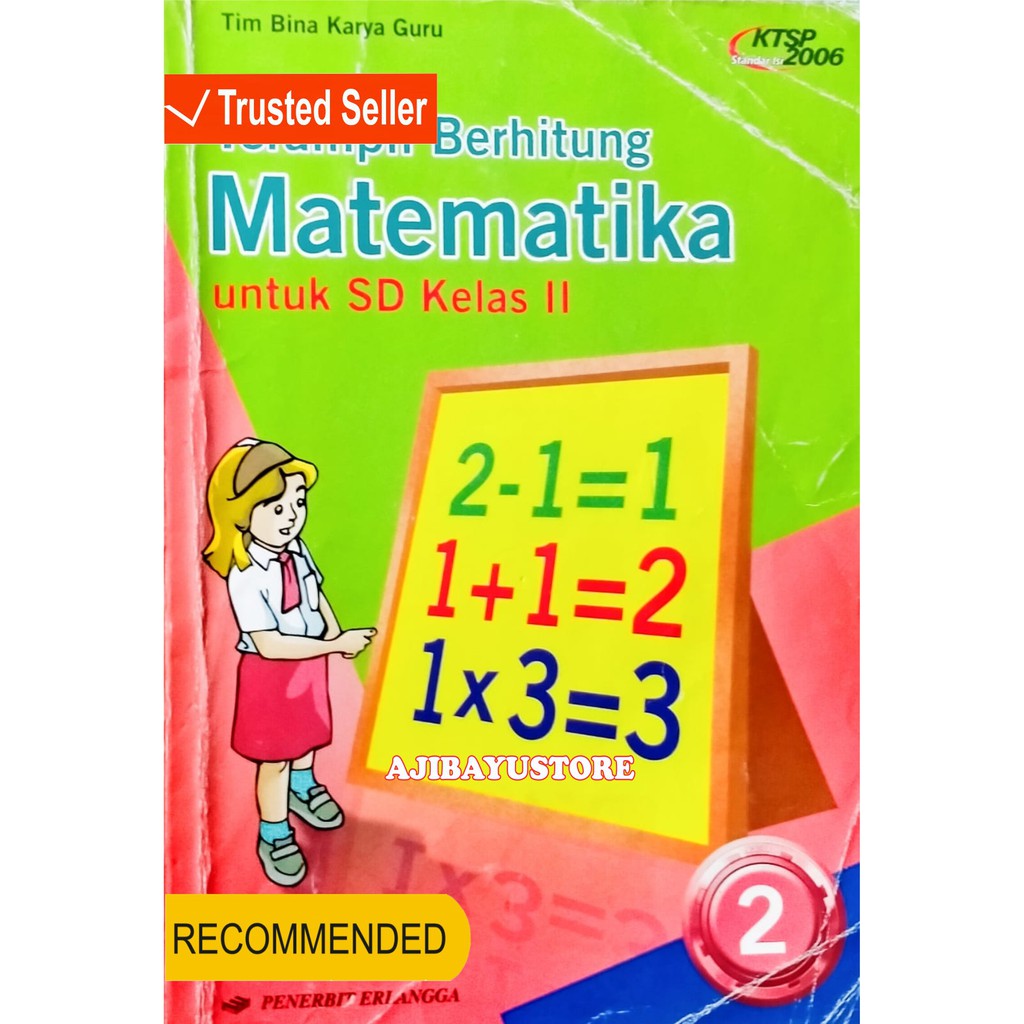 Buku Terampil Berhitung Matematika SD Kelas 1 2 3 4 5 6 I II III IV V VI SD MI  KTSP Erlangga