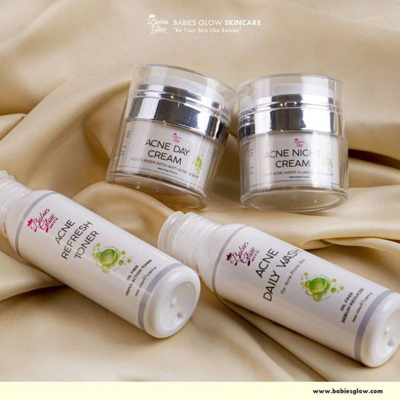 Babies glow acne series