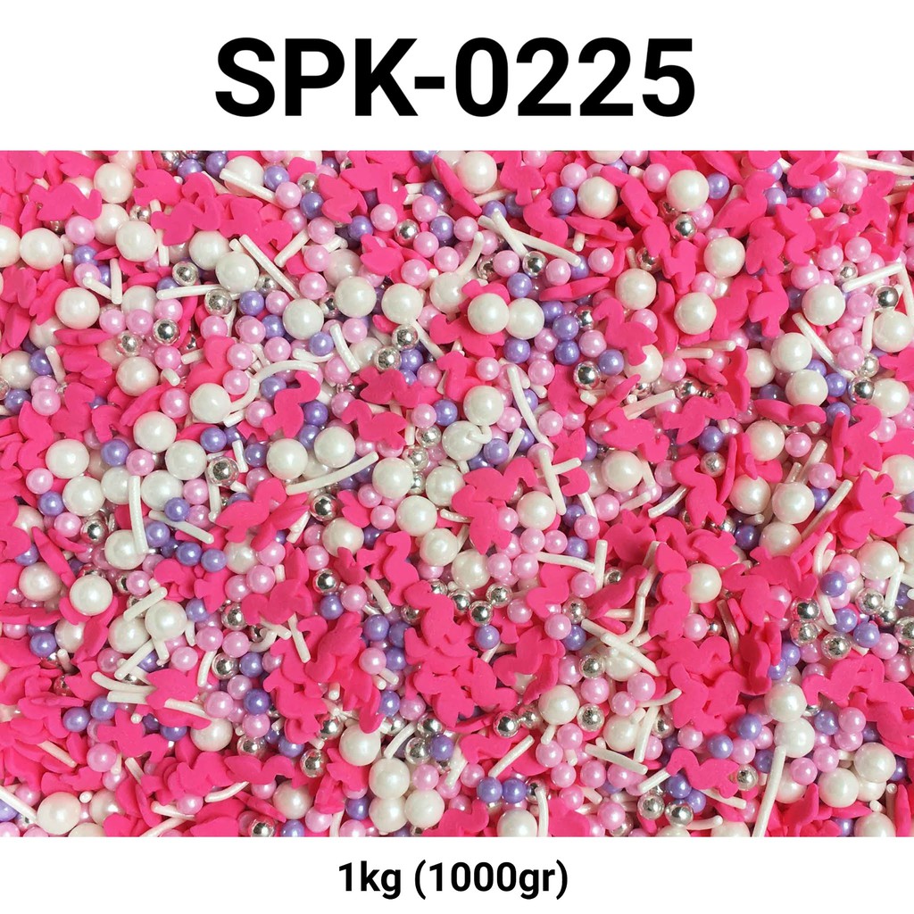 

SPK-0225 Sprinkles sprinkle sprinkel 1kg mutiara mix flamingo pink yamama baking grosir murah sprinkles cake dekorasi mutiara trimit decoration story sprinklestory sprinklesstory sprinkle story yamama baking