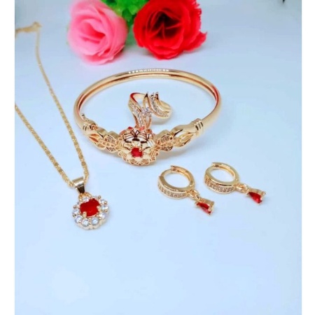 Set perhiasan xuping dewasa lapis emas 18-24k
