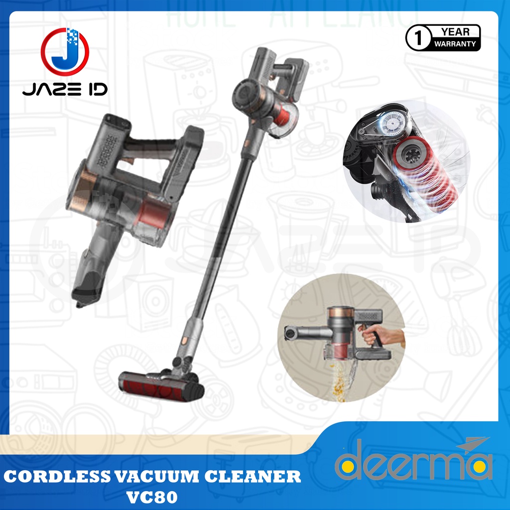 DEERMA VC80 Cordless Wireless Vacuum Cleaner Penyedot Debu Vacum