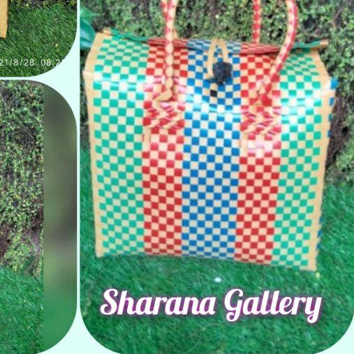 ♖ tas anyaman plastik model tutup.. ➸