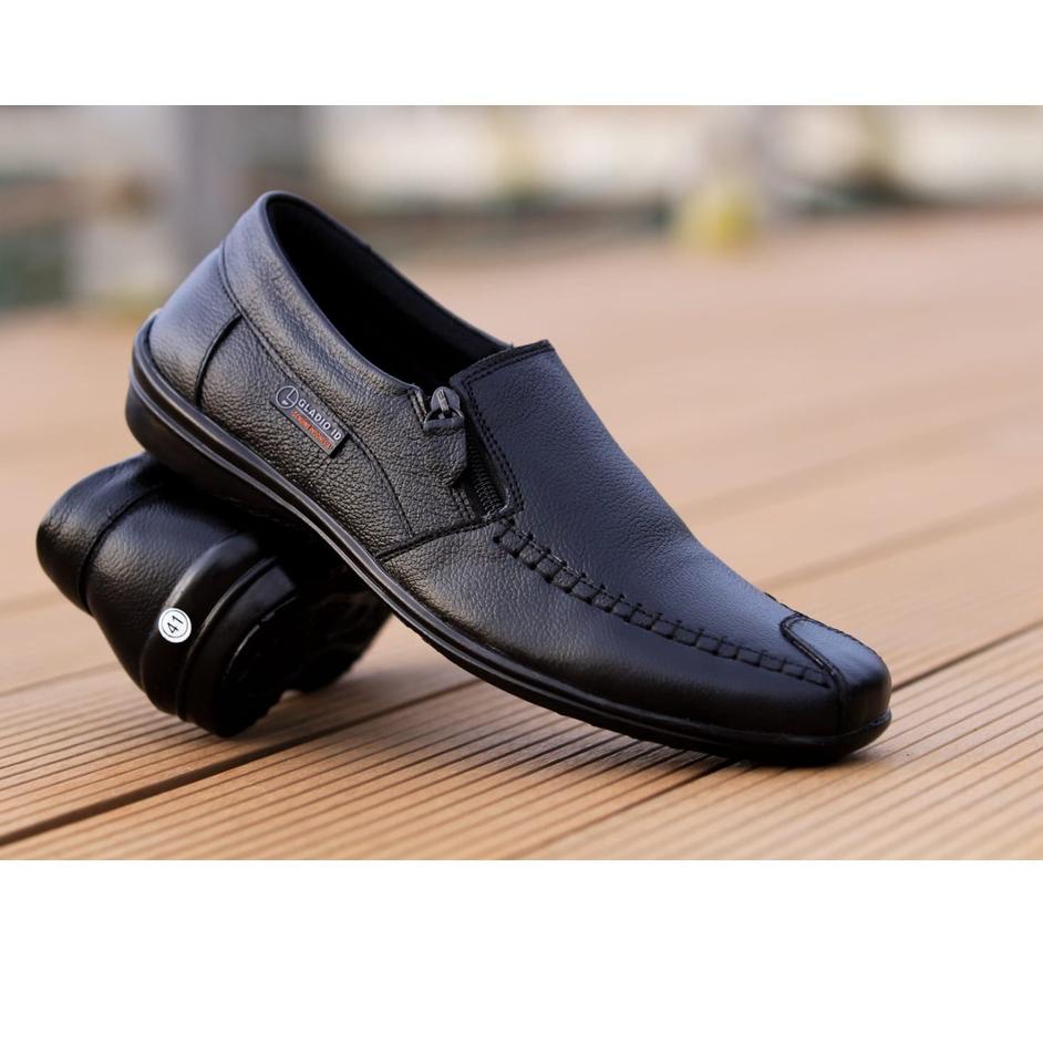 Bagus Banget.. Sepatu Kulit Pria Kerja Kasual Kantor Dewasa Laki Laki Remaja Warna Hitam Coklat Lama