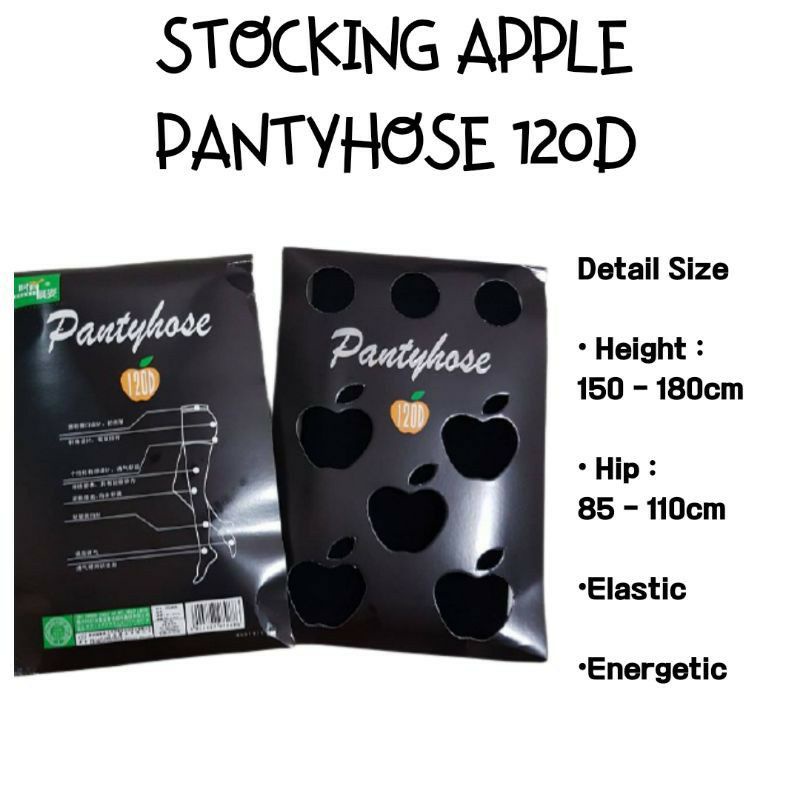 TERMURAH Stocking Celana Apple 120D Wanita Dewasa