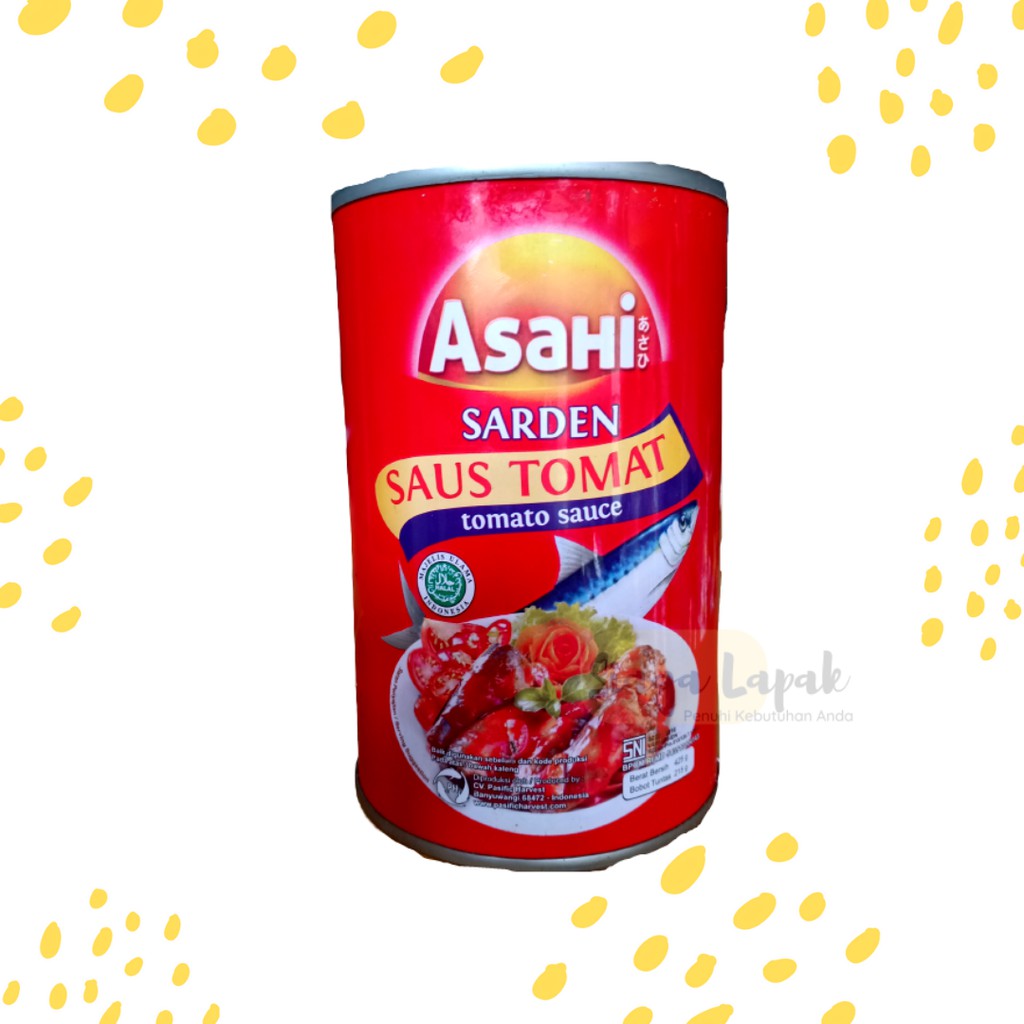 

Asahi Sarden Kaleng Saus Tomat 155gr